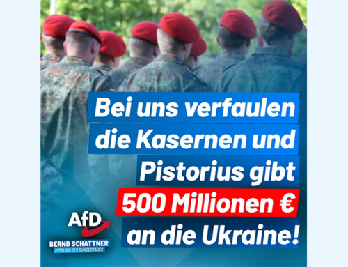 500 Millionen an die Ukraine